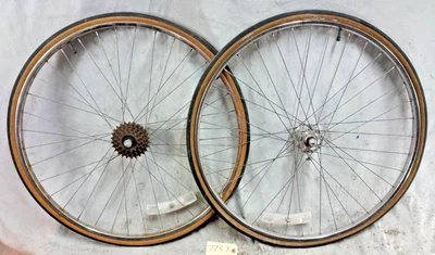 Normandy High Flange 27" Road Bike Wheel Set Freewheel OLW126/100 Fast Shipping! - Image 1 of 4