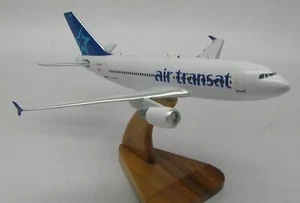 A-310 Air Transat Airbus A310 Airplane Desktop Wood Model Regular Free Shipping - Picture 1 of 1