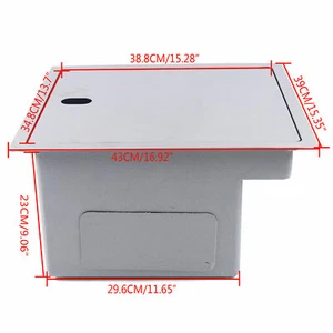 Stainless Steel Drop-In Single Bowl Undermount Kitchen Sink Basin, Silver - Picture 1 of 11