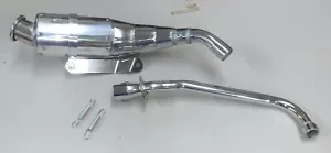 DOWN SWEPT EXHAUST SYSTEM HAWAIIAN STAINLESS CT70 Z50 800034 (0310) NUAKSF - Picture 1 of 5