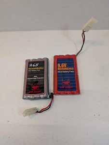 Lot Of 2 New Bright 9.6V NiCd Battery Packs OEM - Both As-is Untested - Picture 1 of 11