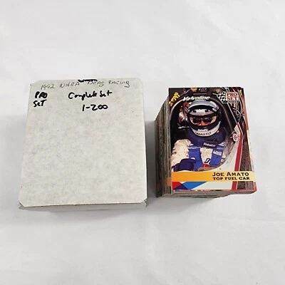 1992 Pro Set NHRA Winston Drag Racing Cards Complete Set Trading Card NM 1-200 - Image 1 of 4