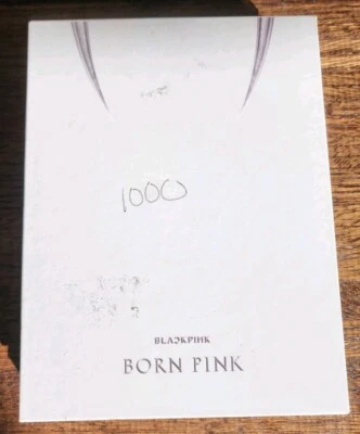 BLACKPINK ALBUM BORN PINK BOX SET Gray Version Kpop POB Photo Card Posters Book - Image 1 of 4