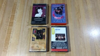(4) Duran Duran Cassettes Lot,Girls On Film,Selt Titled,Arena,Seven! Foto 1 de 4