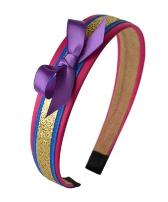 Diadema con lazo de satén brillante inspirada en la princesa Frozen - inspirada en Anna Foto 1 de 2