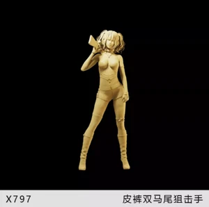 1/64 Resin Female Gunner Unpainted - Picture 1 of 1