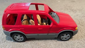 2002 Mattel Barbie FORD ESCAPE SUV Hybrid Red Car Adjustable Seats w/ Seatbelts - Picture 1 of 5