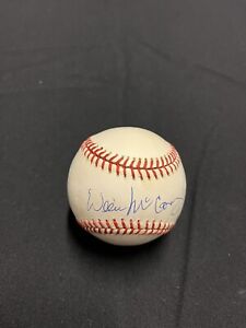 Willie McCovey Signed Rawlings ONL Baseball White Giants Autograph JSA