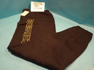 Pantalone Lungo Cotone Felpato Nero Converse All Star Vintage Nuovo - Imagen 1 de 1