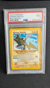 Pokemon Shining Raichu Neo Destiny 111/105 Holo Rare PSA MINT 9 - Picture 1 of 1