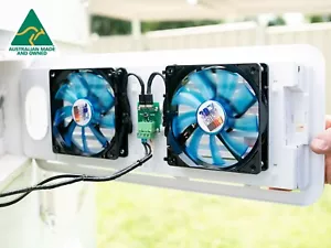 Klevacool Caravan Fridge Fan Kit to suit Vents on Caravans & Campers. - Picture 1 of 11