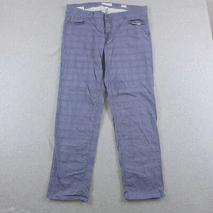 Pantalones Brax Para Hombre 40X32 Azul Cooper Elegante Cuadros Elastizados Calce Regular 5 Bolsillos - Imagen 1 de 15