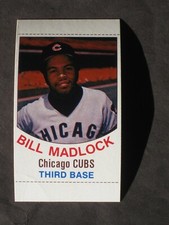 1977 HOSTESS TWINKIES BILL MADLOCK # 118 SMALL PRINT CUBS NM