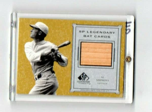 Tough Pull!! 2001 SP Legendary Cuts Al Simmons Bat Short Print *M24 - Picture 1 of 2