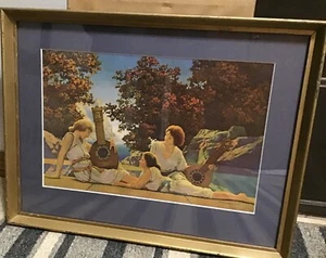 Impresión original Maxfield Parrish. The Lute Players. House Of Art - Imagen 1 de 4