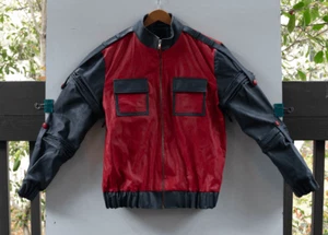 Réplica Chaqueta Marty McFly Regreso al Futuro 2 II Cuero Americano Talla 48 XL - Imagen 1 de 9