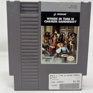 Where in Time is Carmen Sandiego? (Nintendo NES, 1991) Authentic Fast Shipping! - Picture 1 of 4