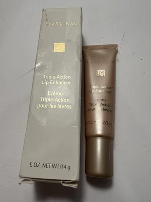 Mary Kay Triple Action Lip Enhancer  New old stock Discontinued .5 oz New In Box - Image 1 of 2