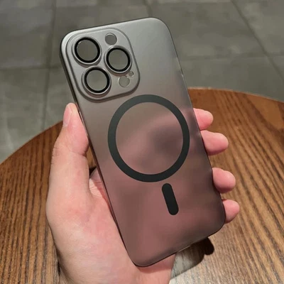 Ultra Thin Matte Magsafe Case For iPhone 15 14 13 11 12 16 17 Pro Max Plus Air
