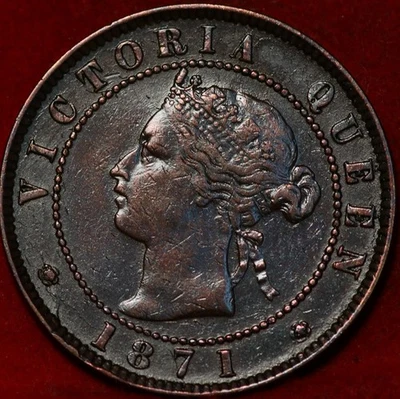 1871 Canada Prince Edward Island One Cent Foreign Coin - Image 1 of 2