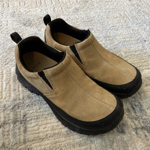 Zuecos cómodos de gamuza gris sin cordones para mujer LANDS' END® 237908 ~ EE. UU. 7B ~ ¡Excelente! - Imagen 1 de 8