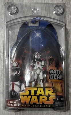 Figura de acción Star Wars Revenge of the Sith Clone Commander 3,75" 05 Hasbro #33 Foto 1 de 2