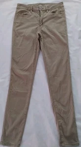 WOMEN AMERICAN EAGLE HI-RISE NEXT LEVEL STRETCH KHAKI TAN JEGGING TWILL PANTS 6 - Picture 1 of 12