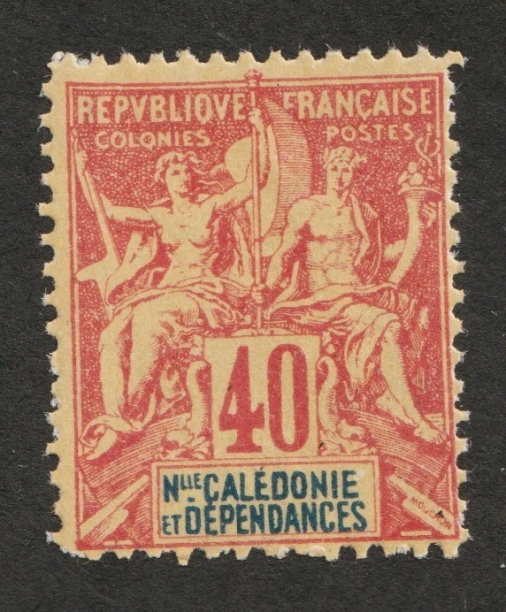 1892-1904 New Caledonia Sc# 53 - 40¢, Navigation & Commerce. MNH Cv$26 - Image 1 of 1