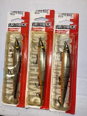 3 - De colección Smithwick Rattlin’ Rogue negro/cromo/naranja 4 1/2” - 1/3 oz. Foto 1 de 4