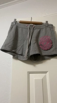 Abercrombie & Fitch Kids Grey & Pink Shorts Size M - Image 1 of 3