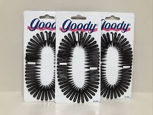 3 LOT of Goody Flexible Comb Headband Head Band Hair Tie Accessories pony tail