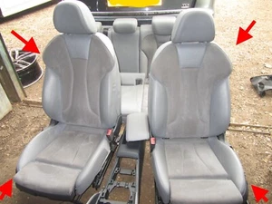 Audi A3 S3 2017 seltene beheizbare elektrische Velours Halbleder Sportsitze 39km8V - Bild 1 von 24