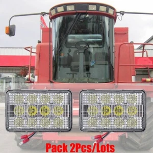 6x4 Led Outer Upper Cab Light For Case IH Combines 2366,2377,2388,2577,2588+ x2 - Picture 1 of 14