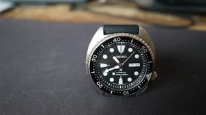 Reloj Seiko SRP777 SRPE93 Turtle Prospex Negro Automático Air Diver`s 4R36-04Y0 - Imagen 1 de 22