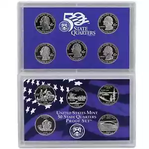 2005 S Proof State CN-Clad Quarter Set No Box / COA 5 Coins - Picture 1 of 1