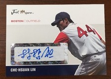 CHE-HSUAN LIN 2007 JUST ROOKIE RC Autograph Signed AUTO Baseball Card JA-BONUS-2