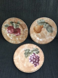 3er Set - 222 Fifth Cortland 8,25" Salat oder Mittagessen Teller Top - Bild 1 von 6