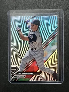 Jim Edmonds 2017 Topps High Tek Pattern 5B Vertical Waves SP   #HT-JE Angels - Picture 1 of 4