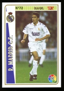 1994-95 Mundicromo Las Fichas de la Liga Ultima Hora Raul #72 Rookie Card  RC - Picture 1 of 2