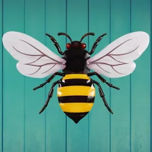BIENE BEE Metall Wanddekoration für Innen & Außen - Bild 1 von 5