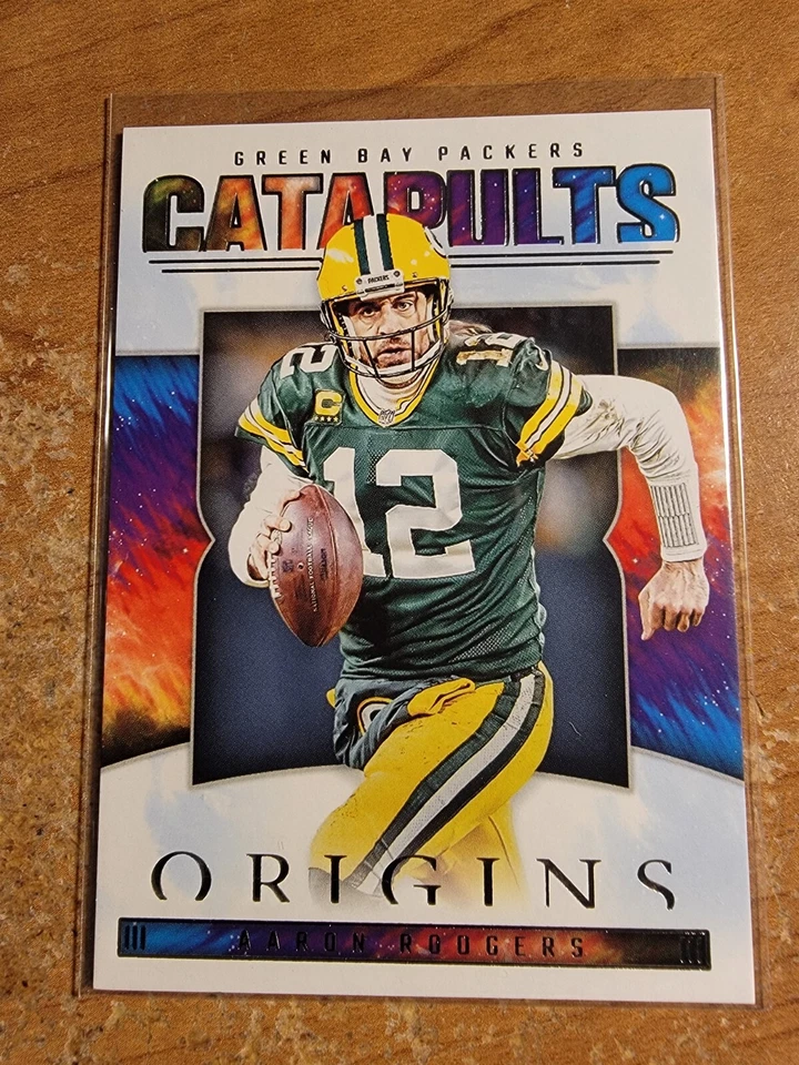 2021 Panini Origins Catapults Aaron Rodgers #CAT-15 Green Bay Packers - Image 1 of 1