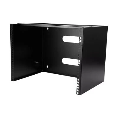 Soporte de panel de conexión de montaje en pared StarTech.com 8U - 13,75 pulgadas de profundidad - Parche de 19"... Foto 1 de 4