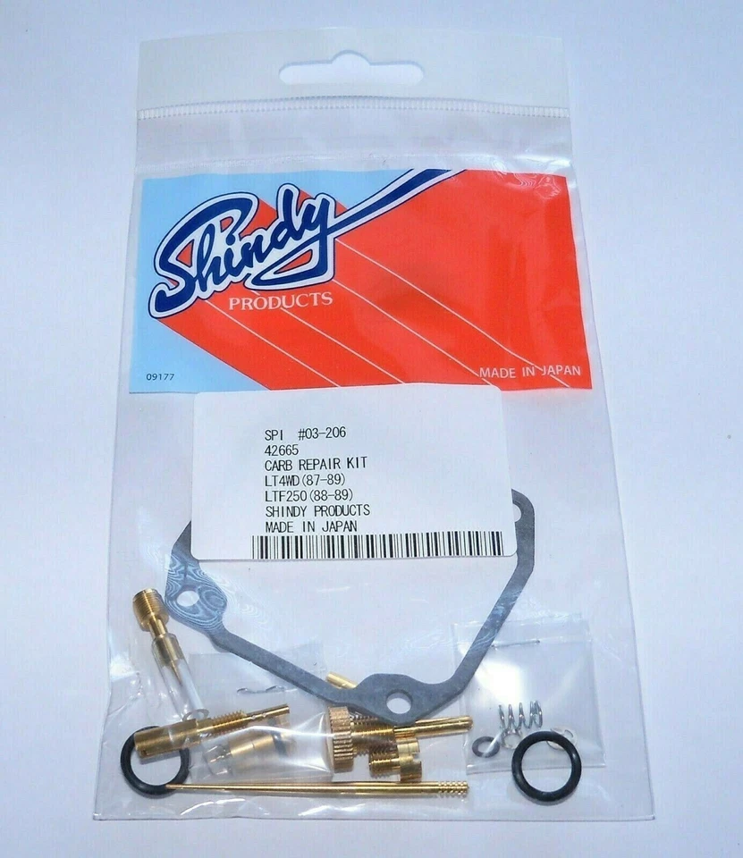 Ремонтный комплект карбюратора ЯПОНИЯ 88-89 Suzuki Ltf250 Quadrunner Ltf 250 карбюратор восстановление - Изображение 1 из 2