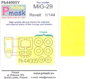 Model Maker 1/144 MIKOYAN MiG-29 FULCRUM Kabuki Tape Paint Mask Set for Revell - Picture 1 of 1