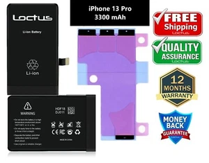 iPhone 13 Pro 3300mAh High Capacity Replacement Battery A2483 A2636 A2638 A2639 - Picture 1 of 1
