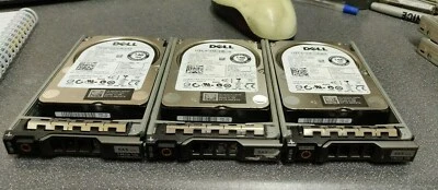 3x Dell C722T GF5TX WD1460BKFG-18F2V0 146GB 10K 2.5'' SAS Hard Drives w/ Sleds  - Image 1 of 2