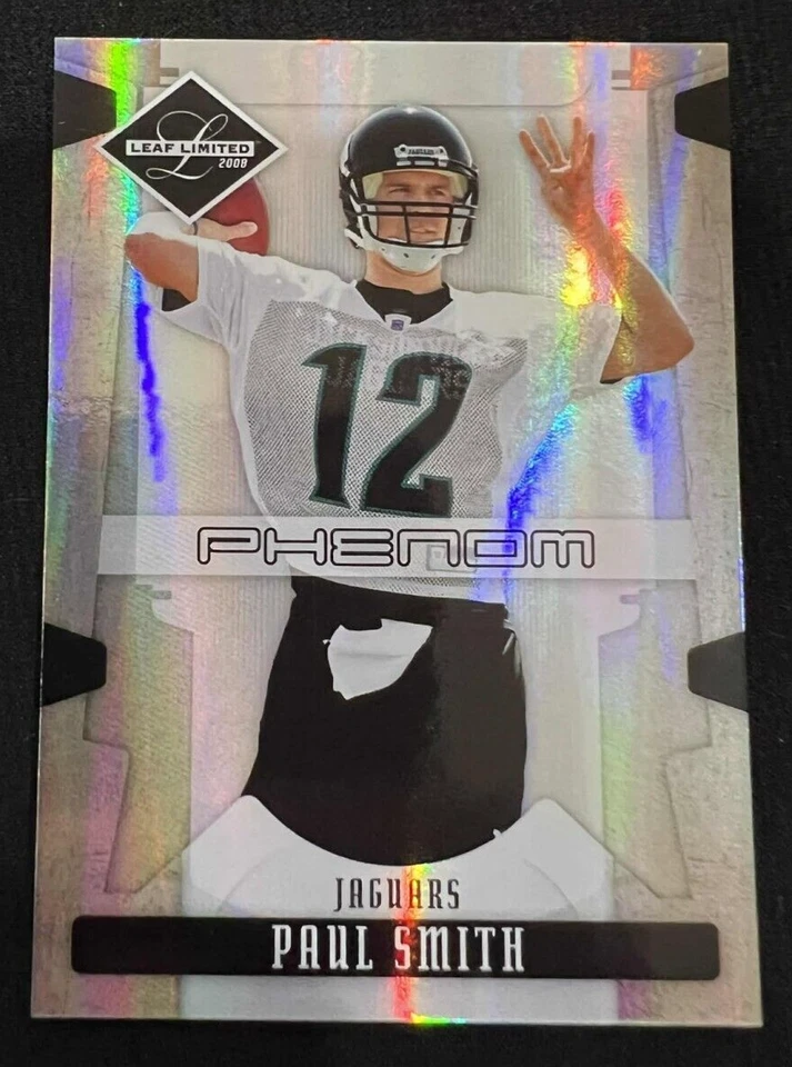 PAUL SMITH Jacksonville Jaguars 2008 Leaf Limited #278 Rookie Card RC #067/999 - Image 1 of 1