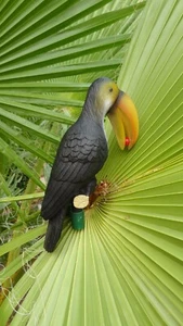 Solar Clip Toucan Bird Outdoor Garden Backyard Patio Path Light Décor - Picture 1 of 7