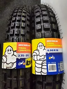 Michelin Trial Competition Front & X11 Rear Tyres ( Pair ) Limited time deal - Picture 1 of 3