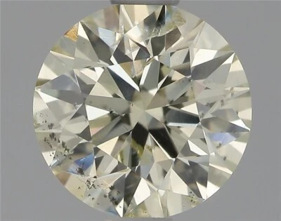 GIA Certified 0.90 Ct Loose Excellent Round 6 mm Natural Diamond O To P Clarity - Image 1 of 4